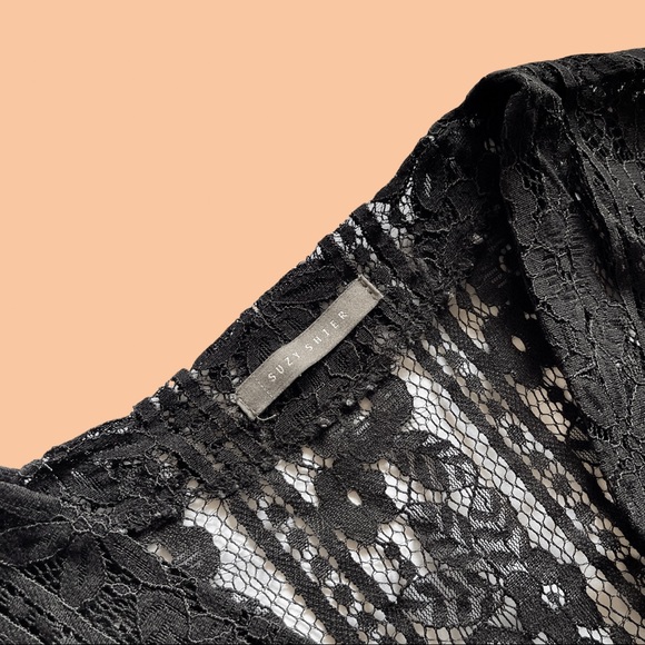 Suzy Shier Black Lace Dress - Picture 2 of 2